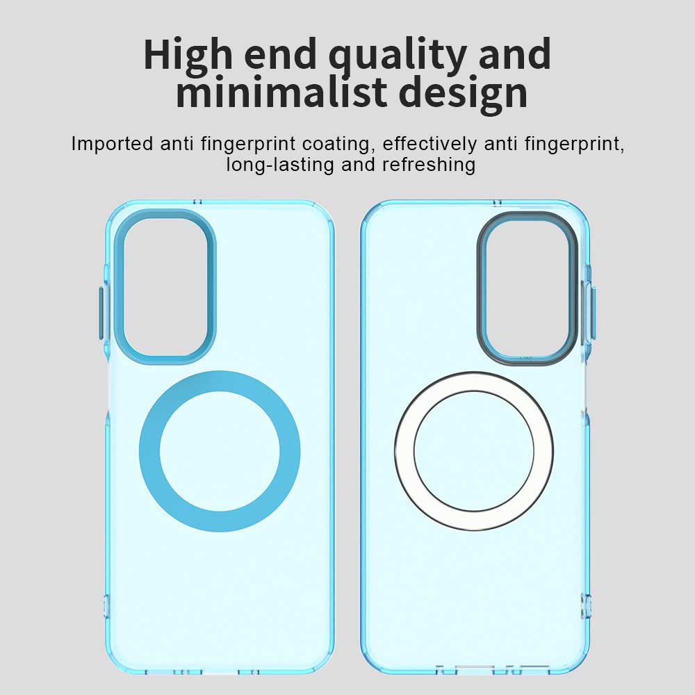 Калъф MagSafe за Samsung Galaxy A18 5G A186 / A18 4G A185 / F17 / M17 / A17 4G A175, Techsuit, CandyCase, Син