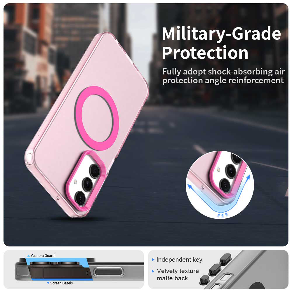 Калъф MagSafe за Samsung Galaxy A25 A256, Techsuit, CandyCase, Розов