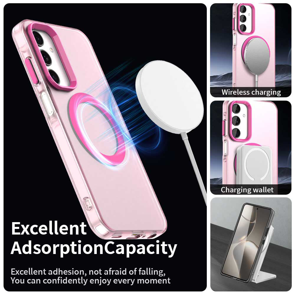 Калъф MagSafe за Samsung Galaxy A25 A256, Techsuit, CandyCase, Розов