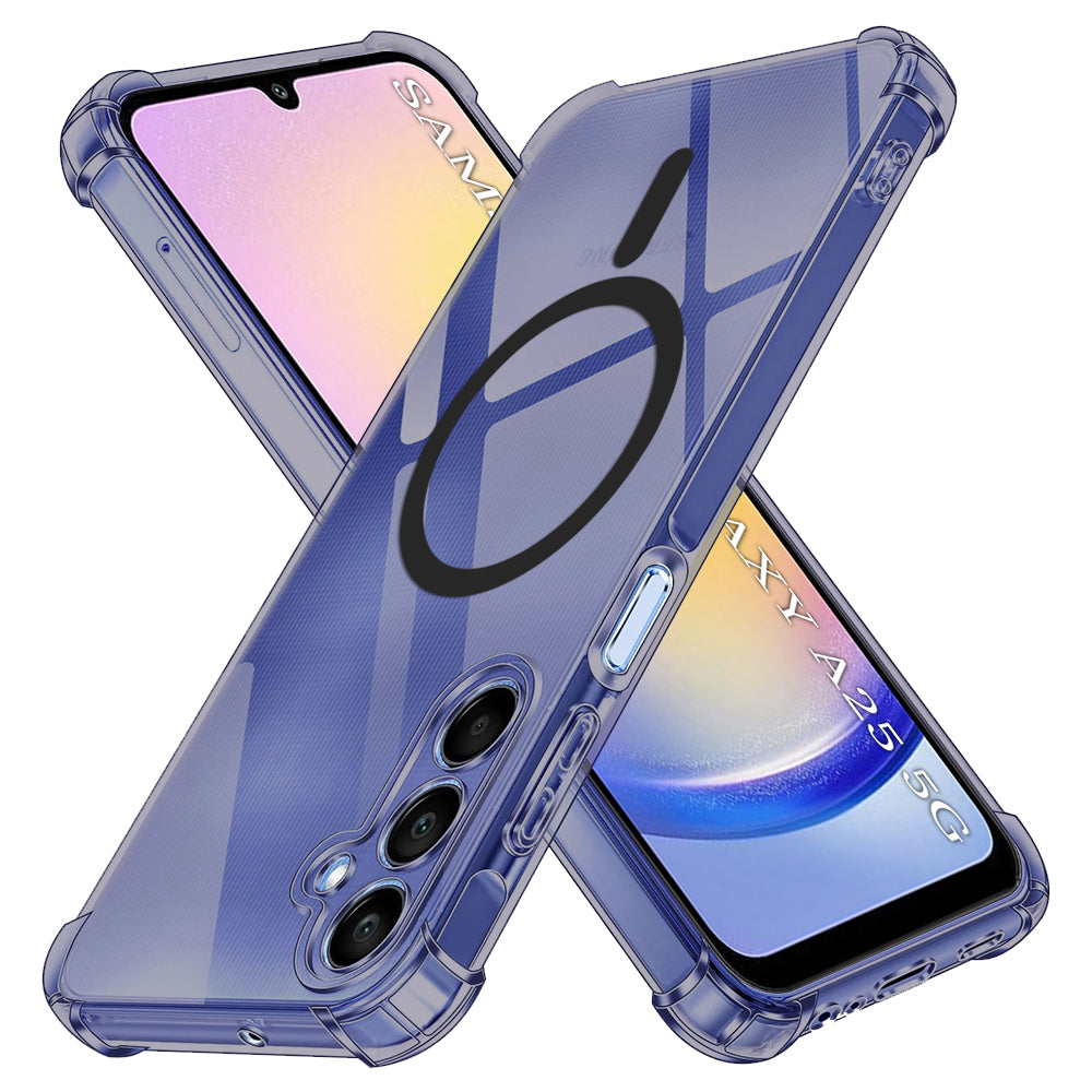 Калъф MagSafe за Samsung Galaxy A25 A256, Techsuit, Shockproof Clear, Опушен