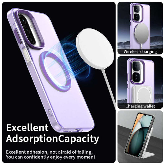 Калъф MagSafe за Samsung Galaxy A26 A266, Techsuit, CandyCase, Лилав