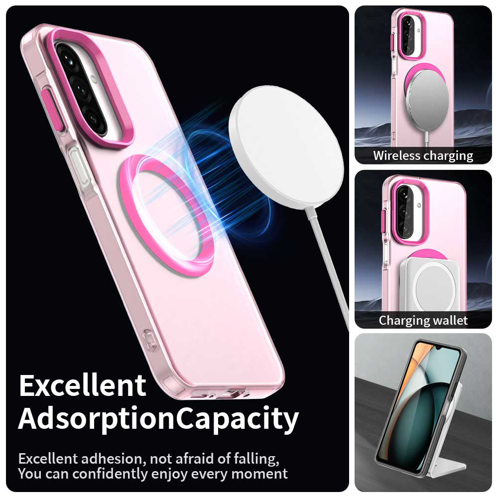 MagSafe калъф за Samsung Galaxy A26 A266, Techsuit, CandyCase, розов