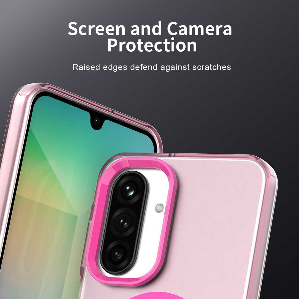 MagSafe калъф за Samsung Galaxy A26 A266, Techsuit, CandyCase, розов