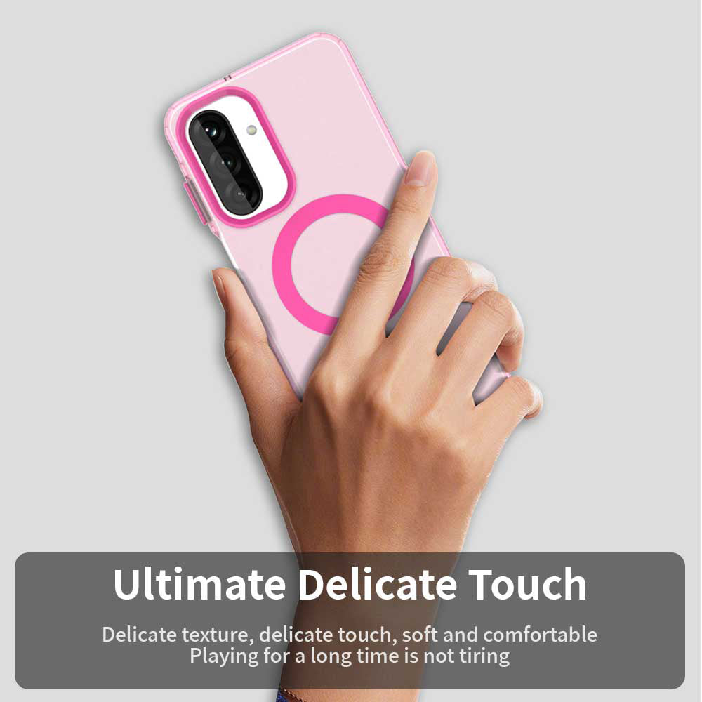 MagSafe калъф за Samsung Galaxy A26 A266, Techsuit, CandyCase, розов
