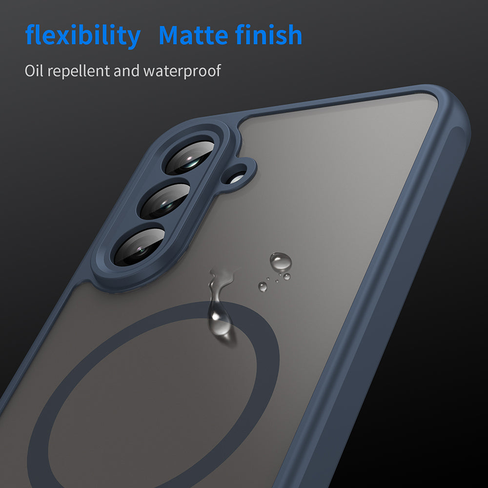 Калъф MagSafe за Samsung Galaxy A26 A266, Techsuit, HaloFrost II, Тъмносин