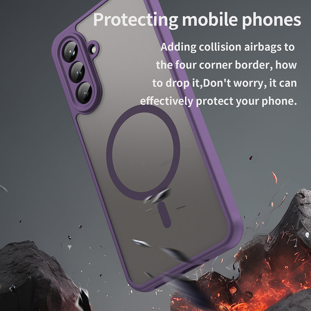 Калъф MagSafe за Samsung Galaxy A26 A266, Techsuit, HaloFrost II, Лилав