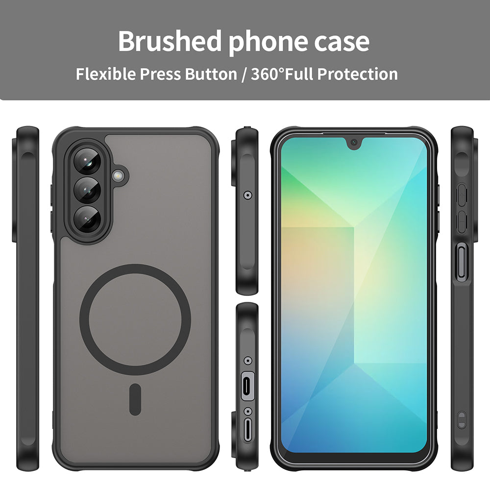 Калъф MagSafe за Samsung Galaxy A26 A266, Techsuit, HaloFrost II, Черен