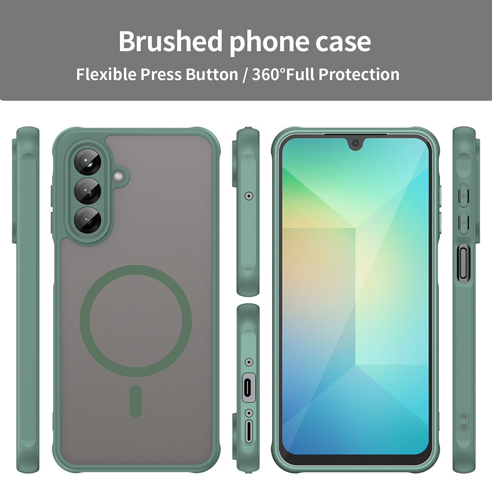 Калъф MagSafe за Samsung Galaxy A26 A266, Techsuit, HaloFrost II, Зелен