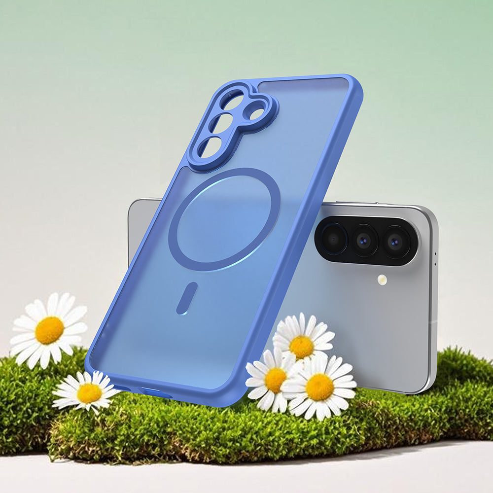 Калъф MagSafe за Samsung Galaxy A27 5G, Techsuit, HaloFrost II, Син