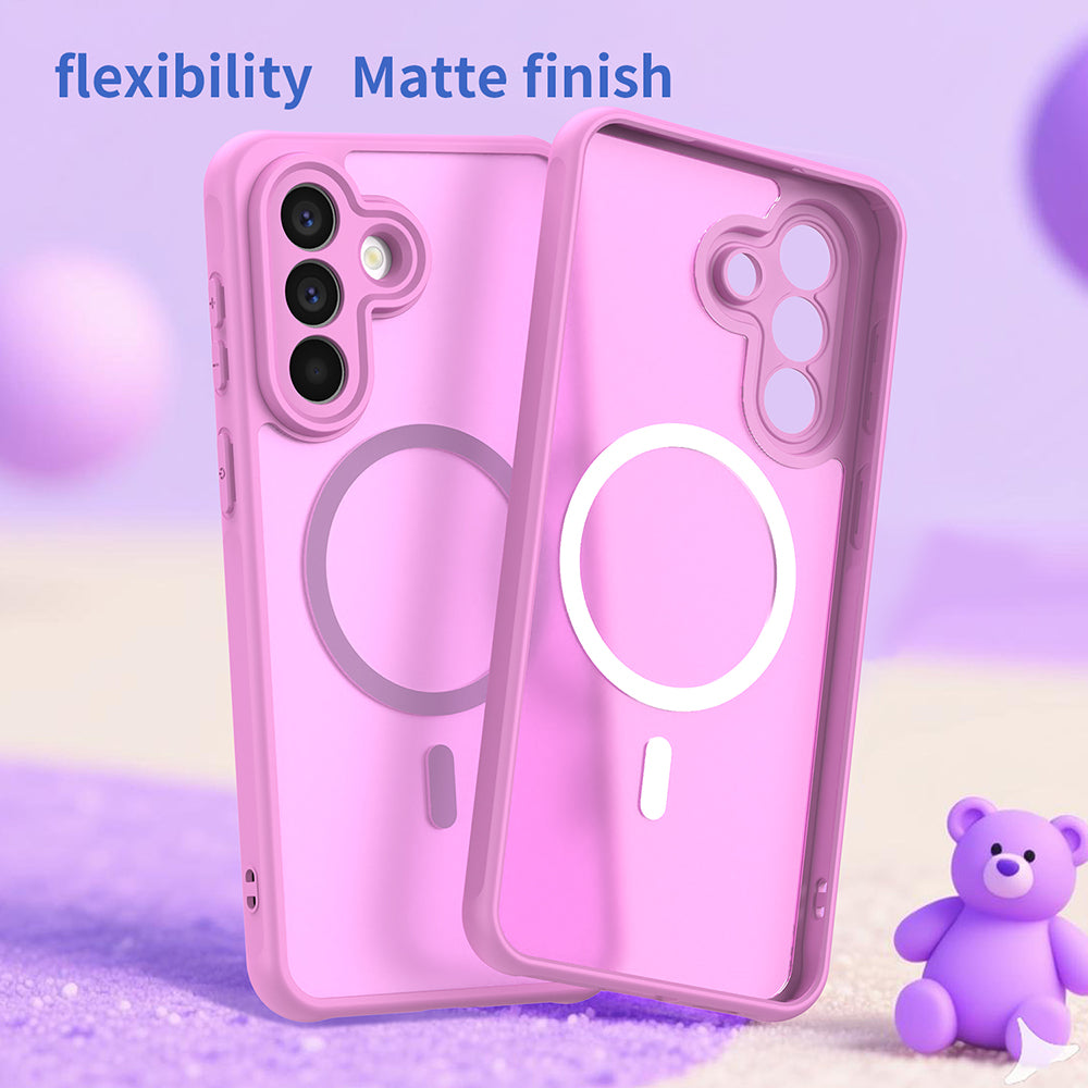 Калъф MagSafe за Samsung Galaxy A27 5G, Techsuit, HaloFrost II, Розов