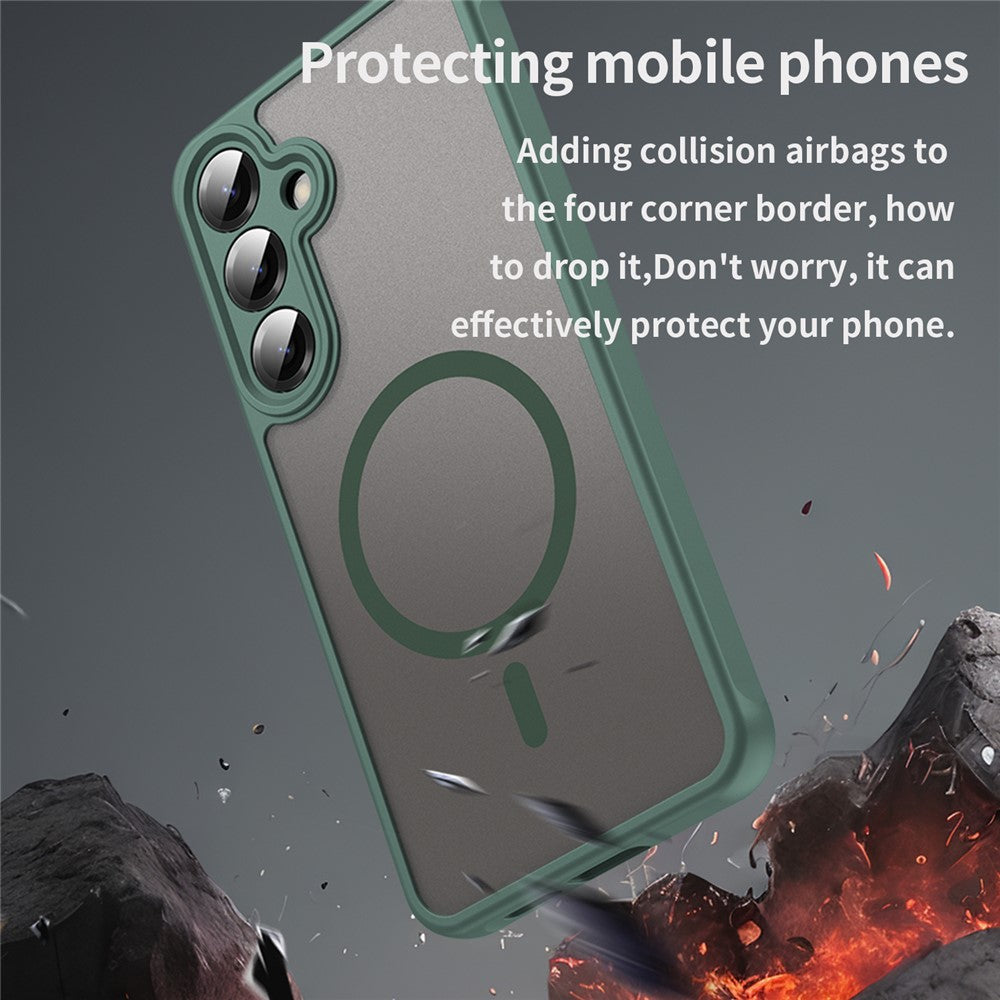 Калъф MagSafe за Samsung Galaxy A27 5G, Techsuit, HaloFrost II, Зелен