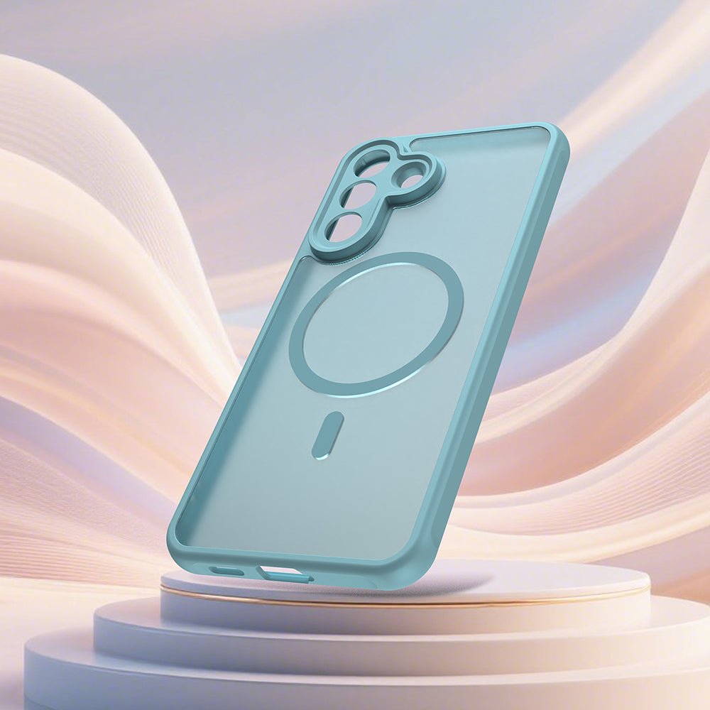 Калъф MagSafe за Samsung Galaxy A27 5G, Techsuit, HaloFrost II, Светлозелен