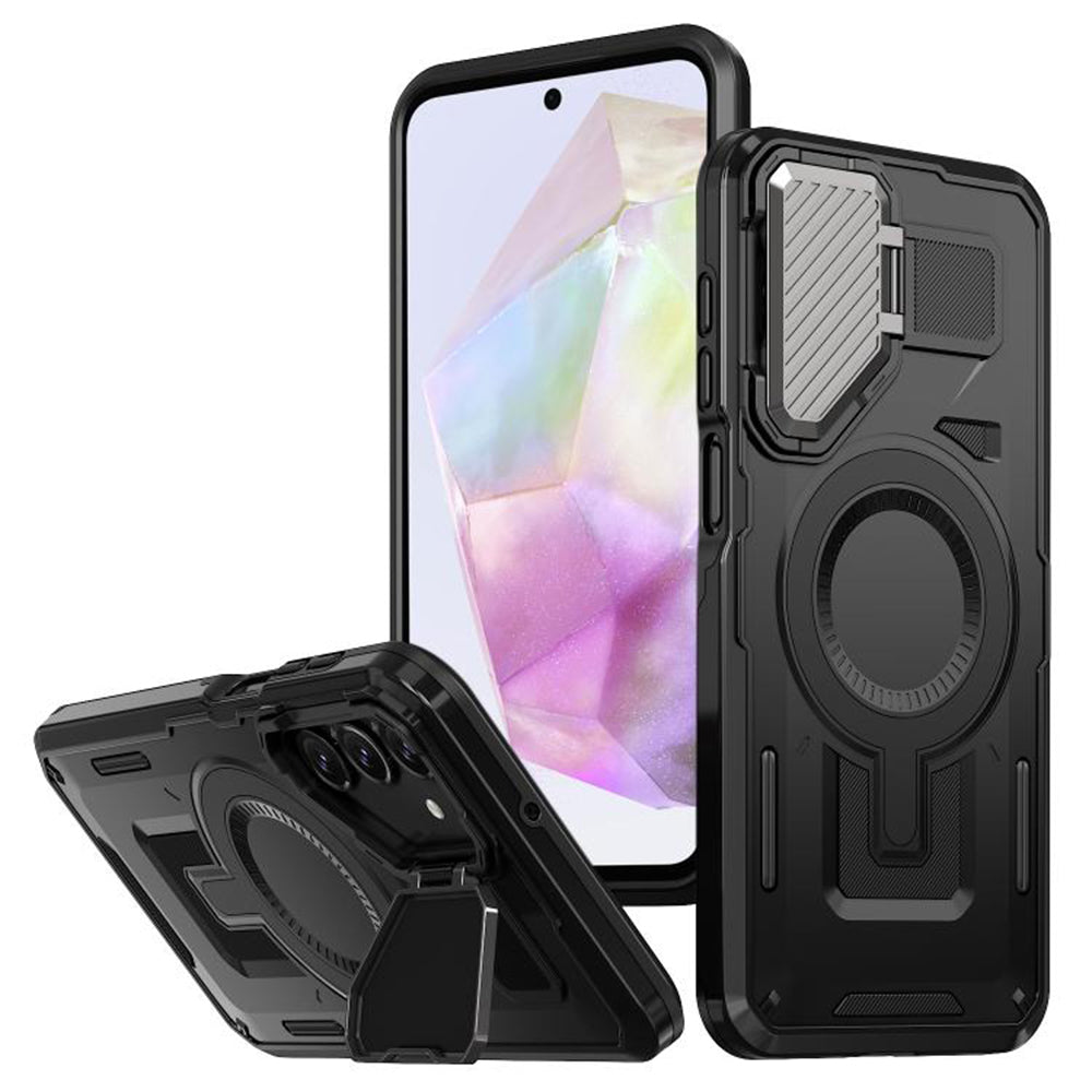 Калъф MagSafe за Samsung Galaxy A35 5G A356, Techsuit, CamVault, Черен
