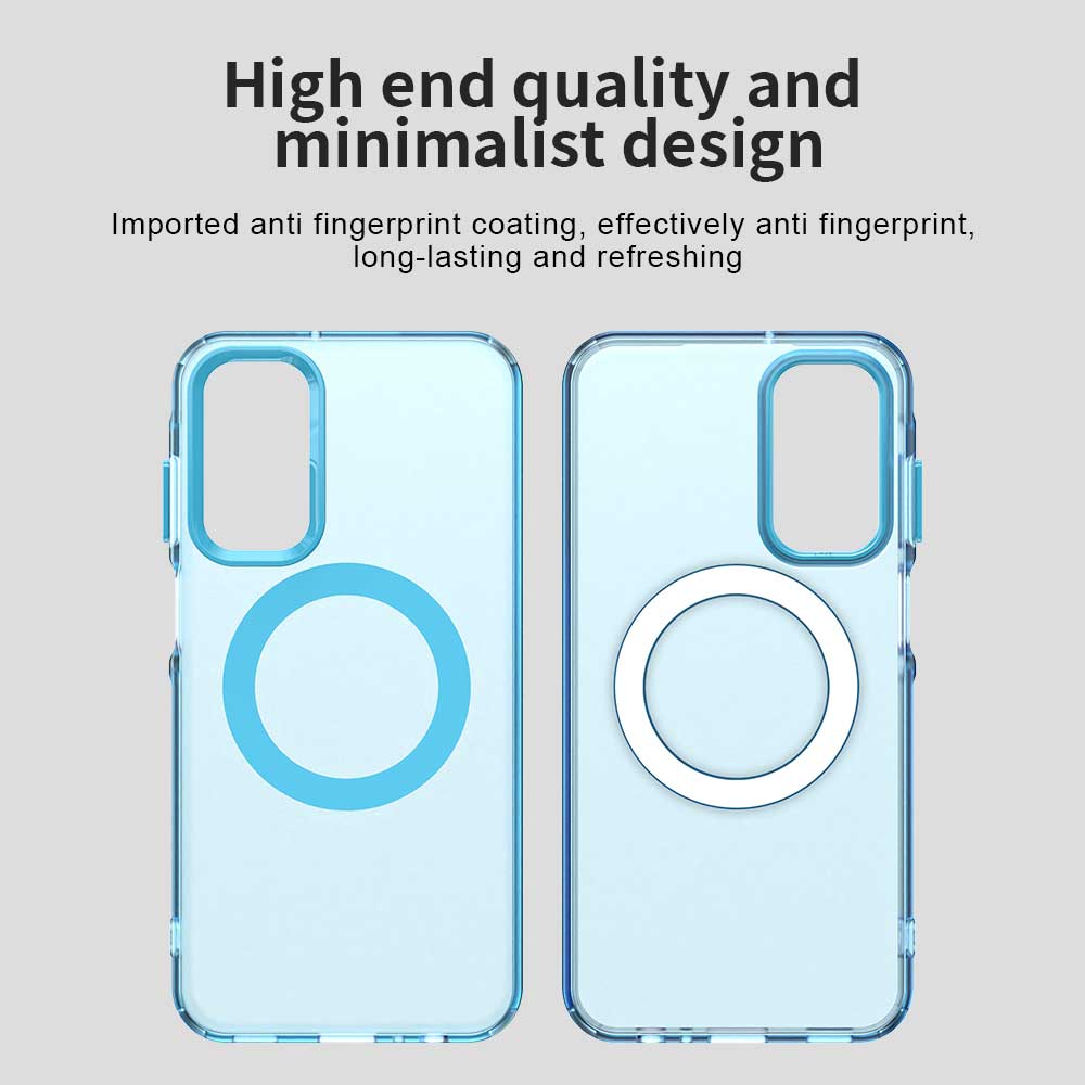 MagSafe калъф за Samsung Galaxy A35 5G A356, Techsuit, CandyCase, Син