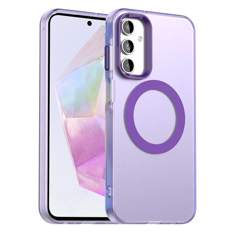Калъф MagSafe за Samsung Galaxy A35 5G A356, Techsuit, CandyCase, Лилав