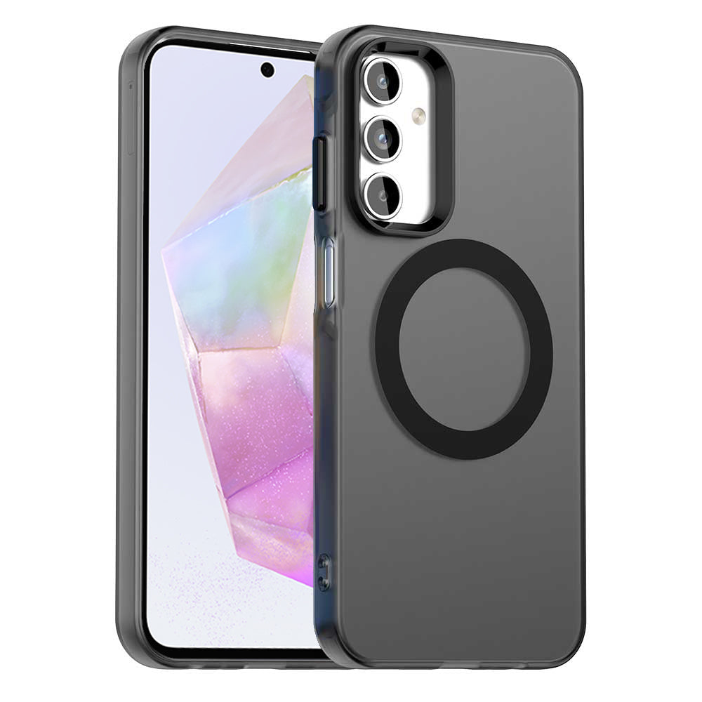MagSafe калъф за Samsung Galaxy A35 5G A356, Techsuit, CandyCase, Черен
