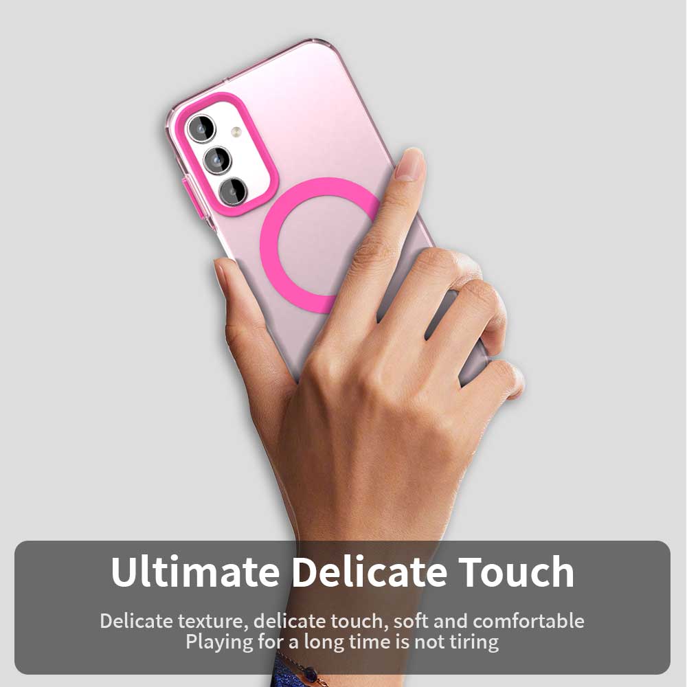 MagSafe калъф за Samsung Galaxy A35 5G A356, Techsuit, CandyCase, Розов