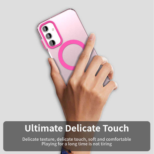MagSafe калъф за Samsung Galaxy A35 5G A356, Techsuit, CandyCase, Розов