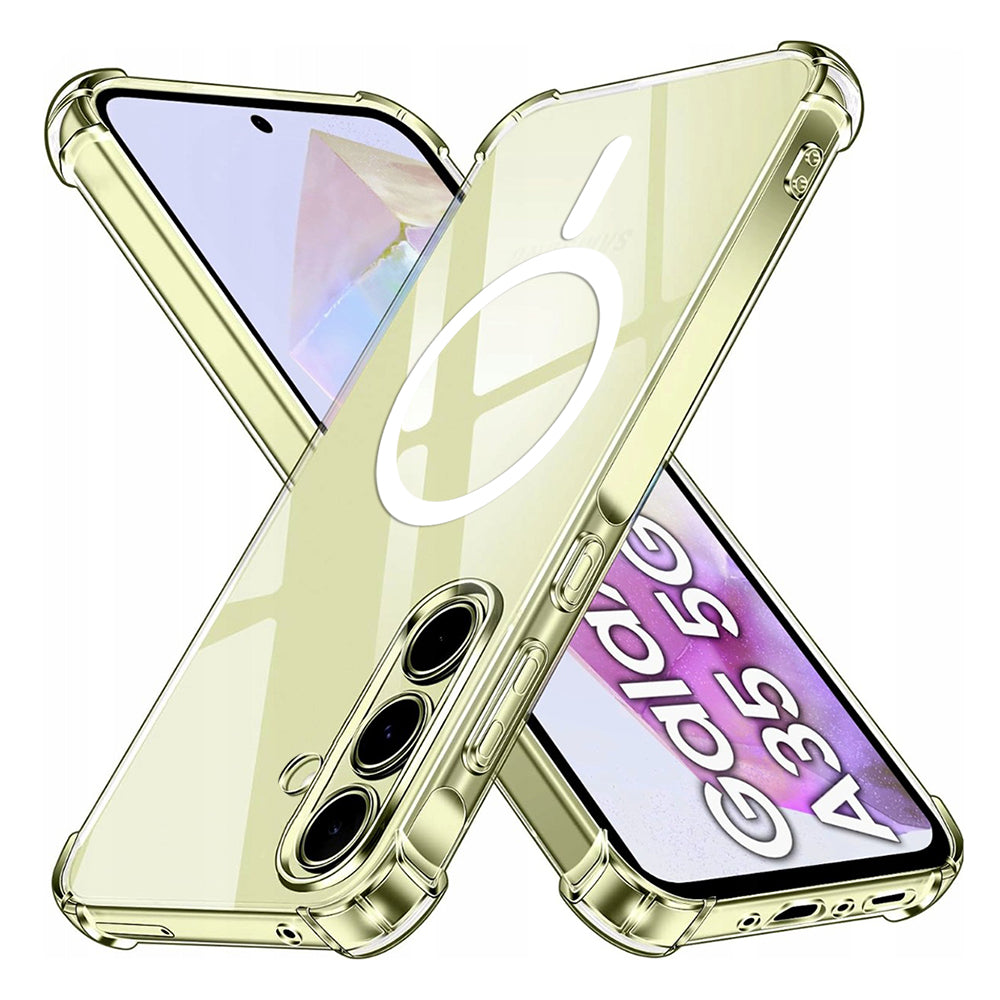 Калъф MagSafe за Samsung Galaxy A35 5G A356, Techsuit, противоударен, прозрачен