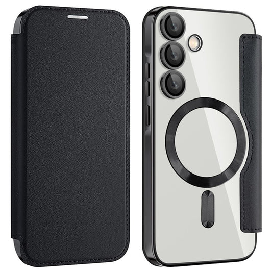 Калъф MagSafe за Samsung Galaxy A35 5G A356, Techsuit, SmartMag Book, Черен