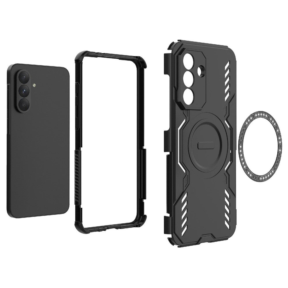 Калъф MagSafe за Samsung Galaxy A36 A366, Techsuit, ArmorMag, Черен
