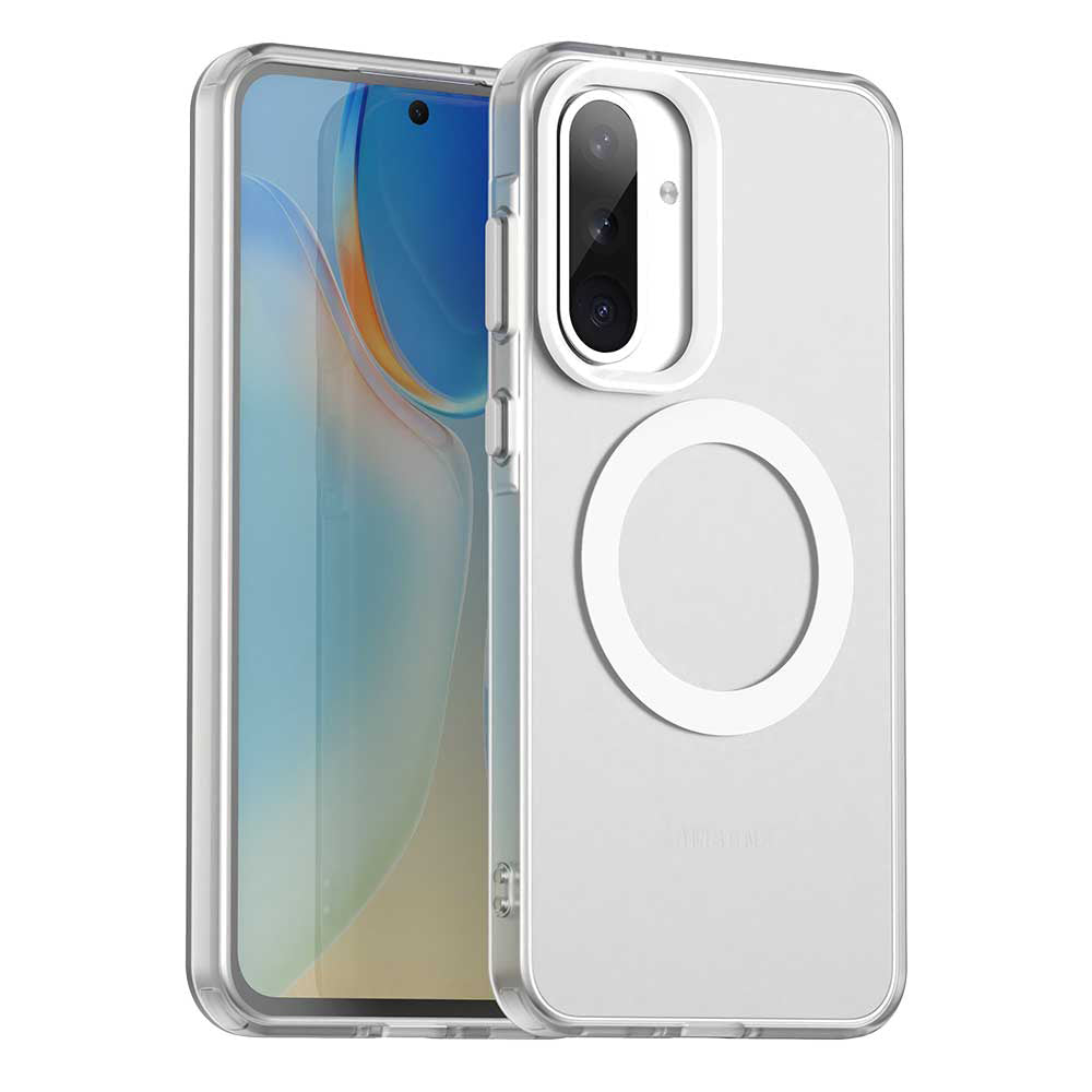 Калъф MagSafe за Samsung Galaxy A36 A366, Techsuit, CandyCase, Бял