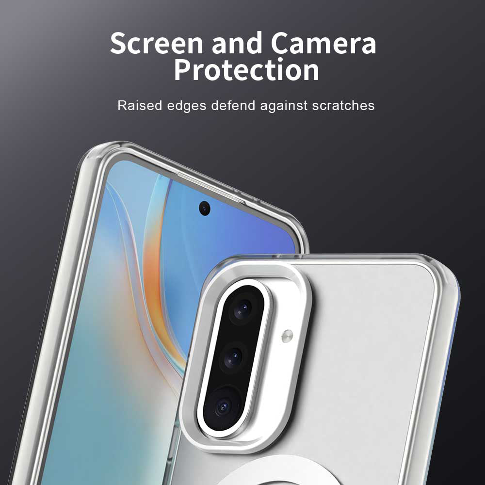 Калъф MagSafe за Samsung Galaxy A36 A366, Techsuit, CandyCase, Бял