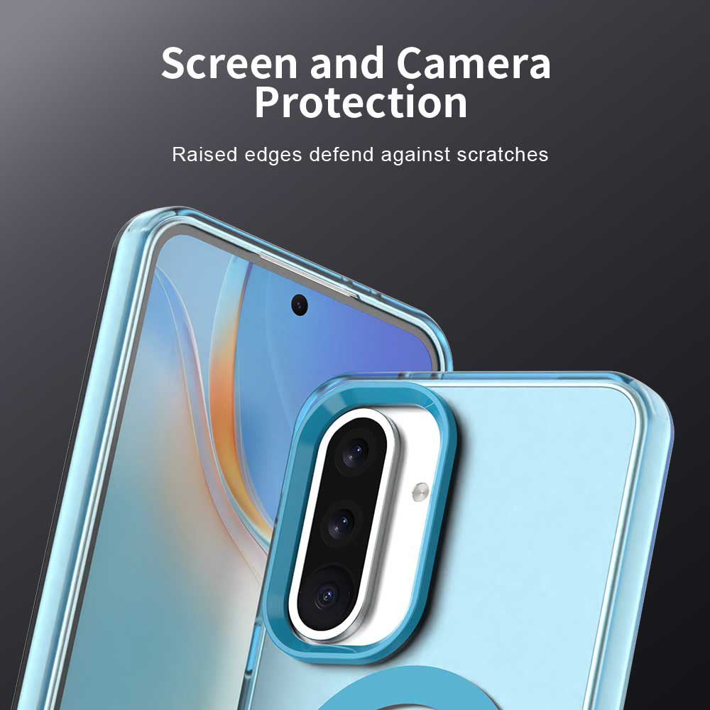 Калъф MagSafe за Samsung Galaxy A36 A366, Techsuit, CandyCase, Син