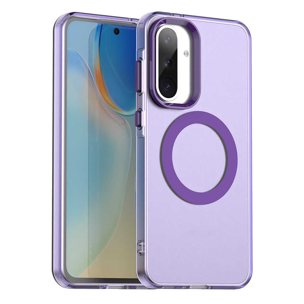 Калъф MagSafe за Samsung Galaxy A36 A366, Techsuit, CandyCase, Лилав