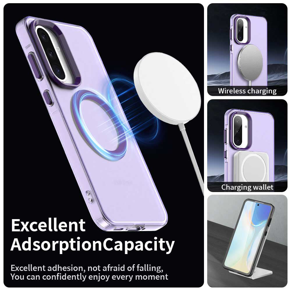 Калъф MagSafe за Samsung Galaxy A36 A366, Techsuit, CandyCase, Лилав
