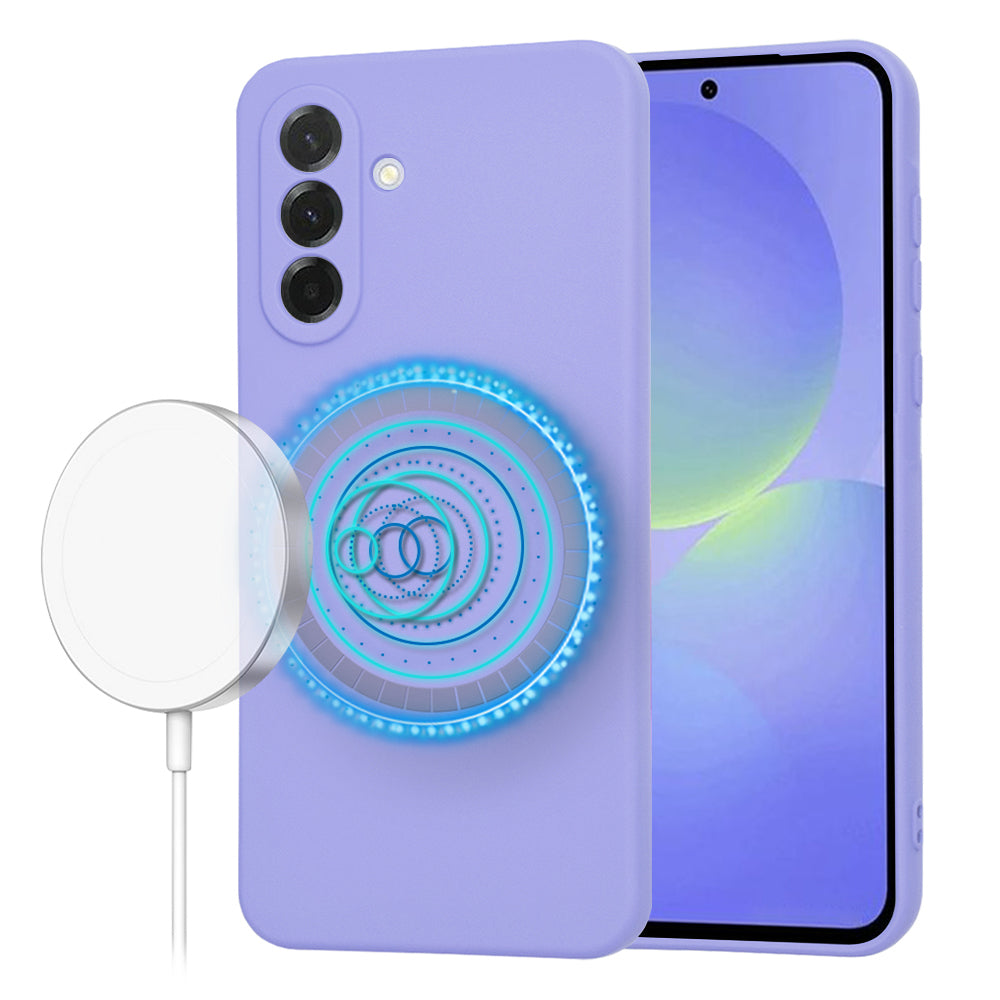 Калъф MagSafe за Samsung Galaxy A36 A366, Techsuit, SoftFlex, Светло лилав