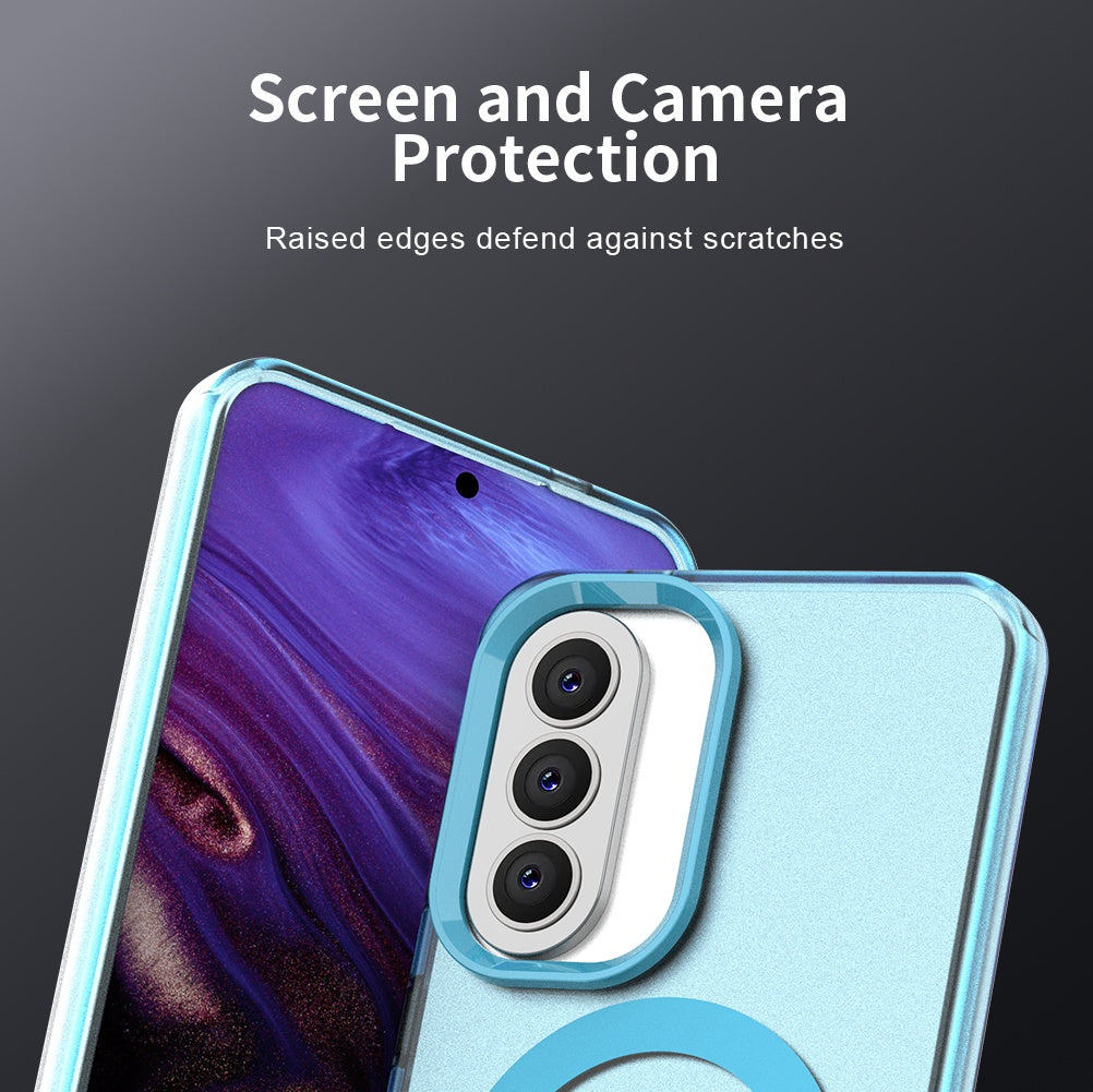 Калъф MagSafe за Samsung Galaxy A37 5G, Techsuit, CandyCase, Син