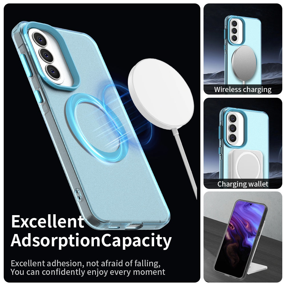Калъф MagSafe за Samsung Galaxy A37 5G, Techsuit, CandyCase, Син