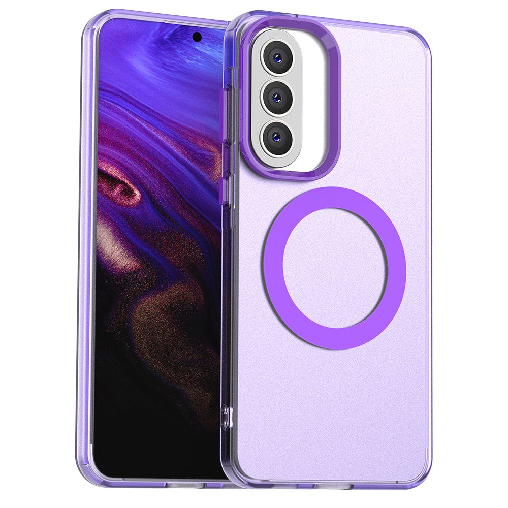 Калъф MagSafe за Samsung Galaxy A37 5G, Techsuit, CandyCase, Лилав
