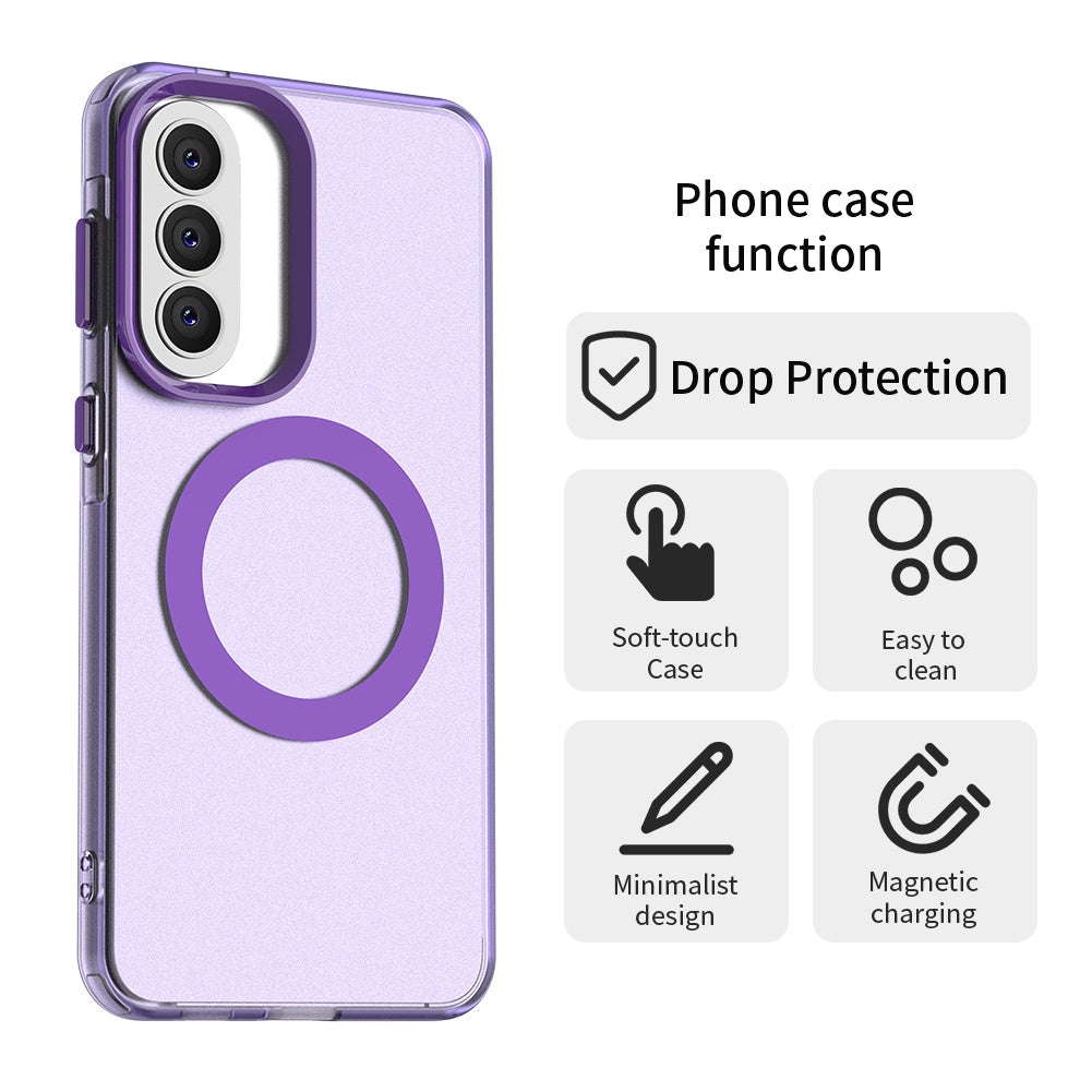 Калъф MagSafe за Samsung Galaxy A37 5G, Techsuit, CandyCase, Лилав