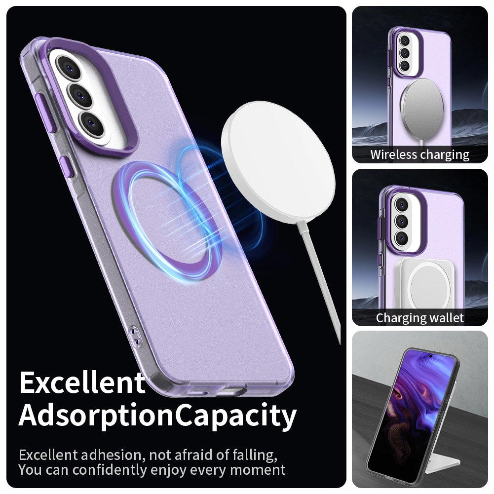 Калъф MagSafe за Samsung Galaxy A37 5G, Techsuit, CandyCase, Лилав