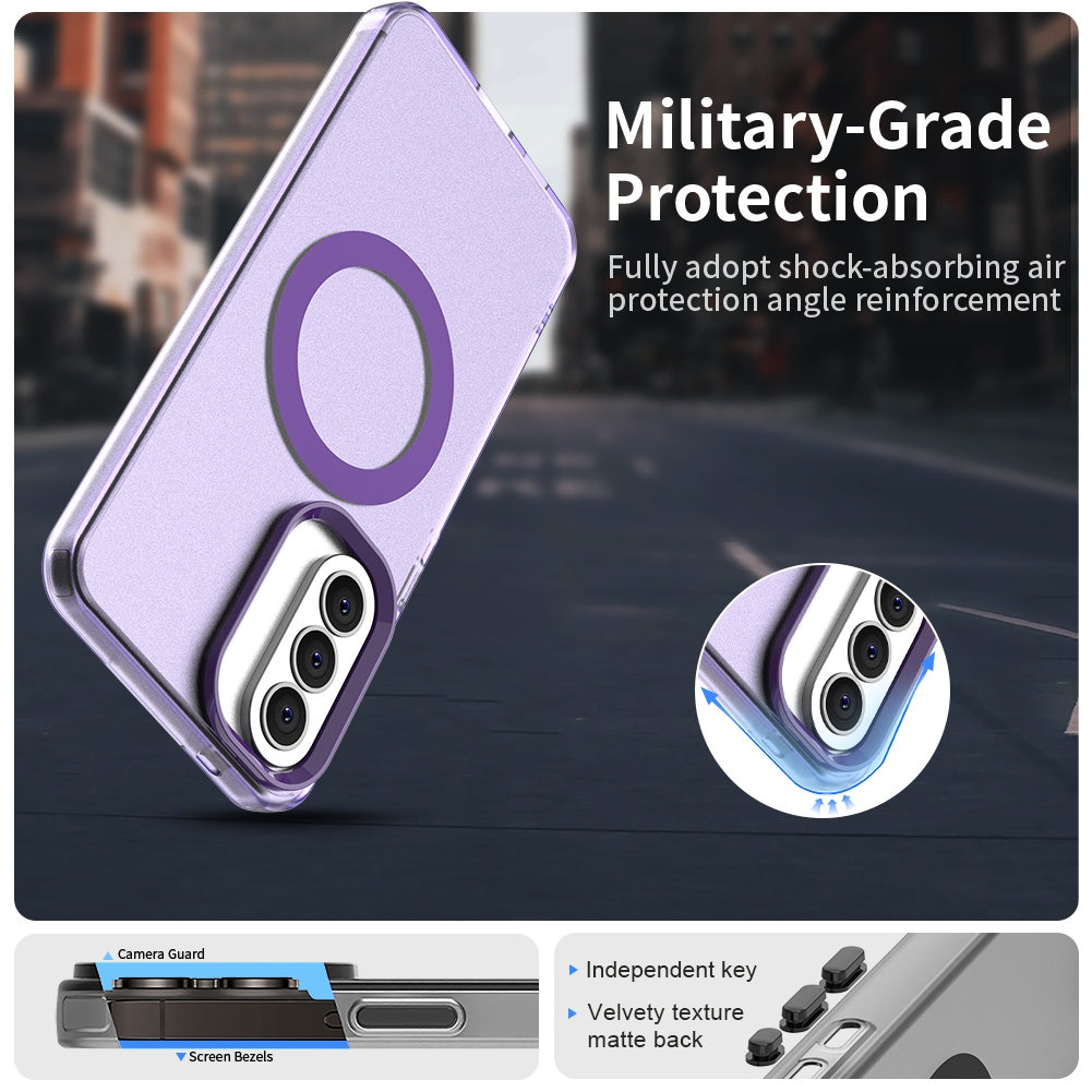 Калъф MagSafe за Samsung Galaxy A37 5G, Techsuit, CandyCase, Лилав