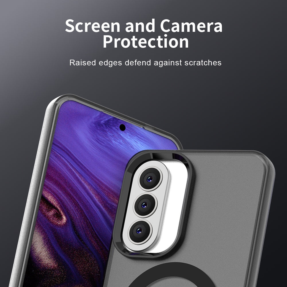 Калъф MagSafe за Samsung Galaxy A37 5G, Techsuit, CandyCase, Черен