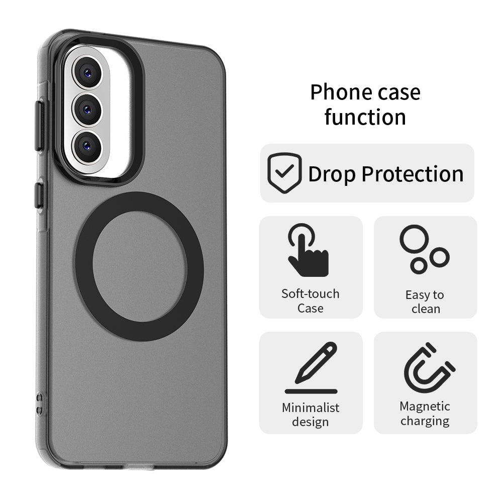 Калъф MagSafe за Samsung Galaxy A37 5G, Techsuit, CandyCase, Черен