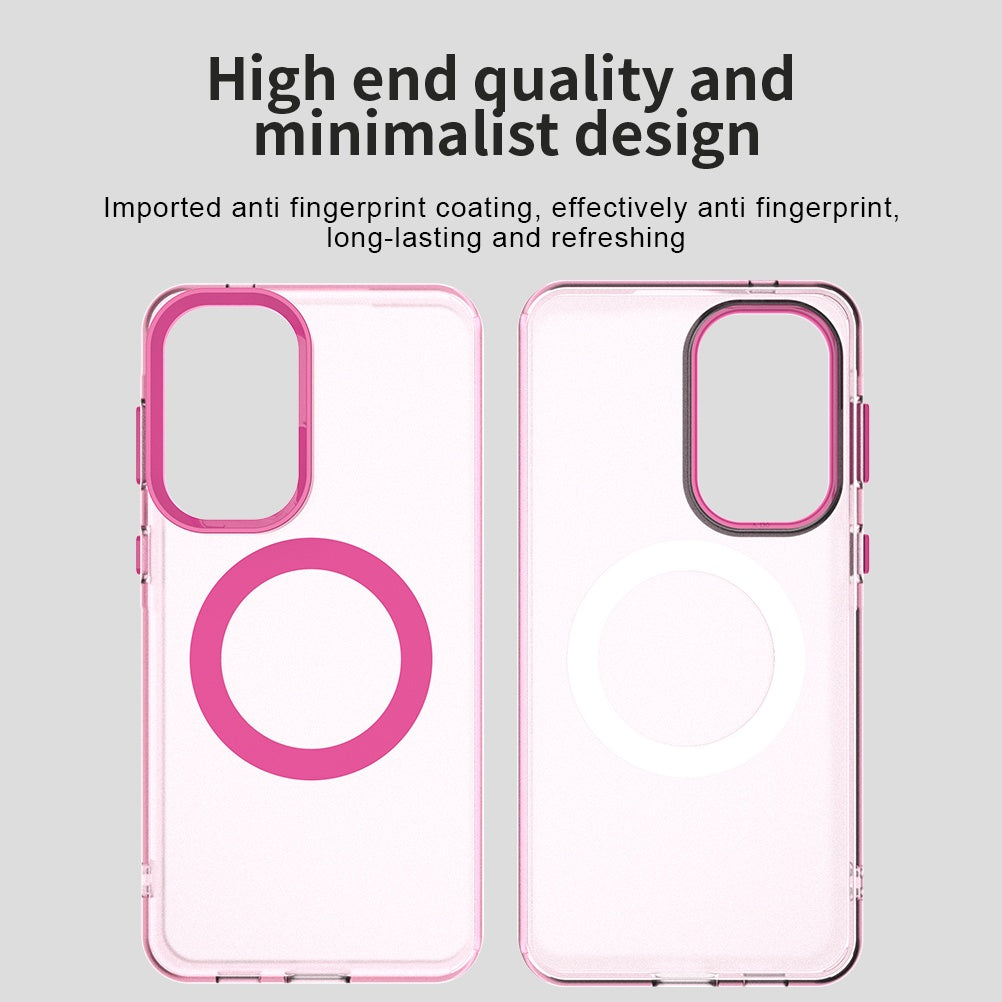 Калъф MagSafe за Samsung Galaxy A37 5G, Techsuit, CandyCase, Розов