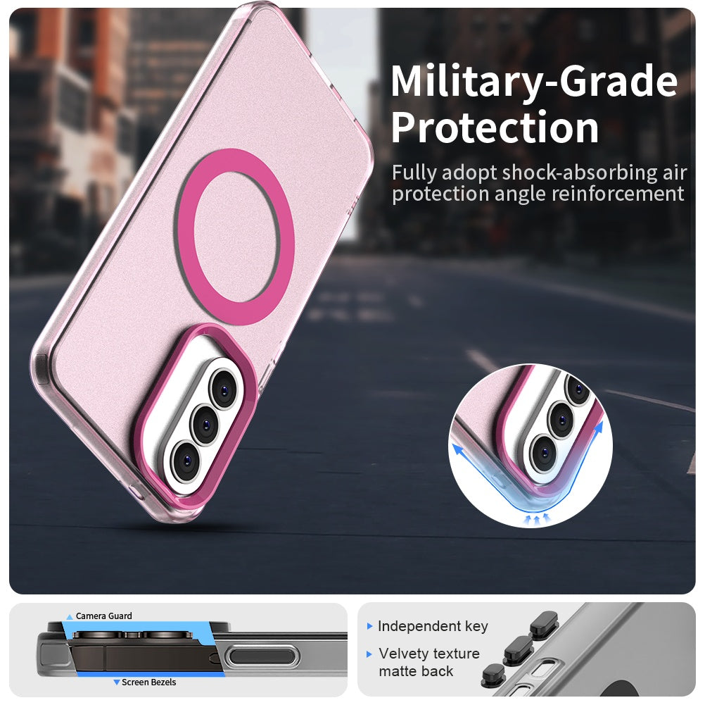 Калъф MagSafe за Samsung Galaxy A37 5G, Techsuit, CandyCase, Розов