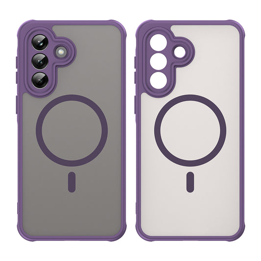 Калъф MagSafe за Samsung Galaxy A37 5G, Techsuit, HaloFrost II, Лилав