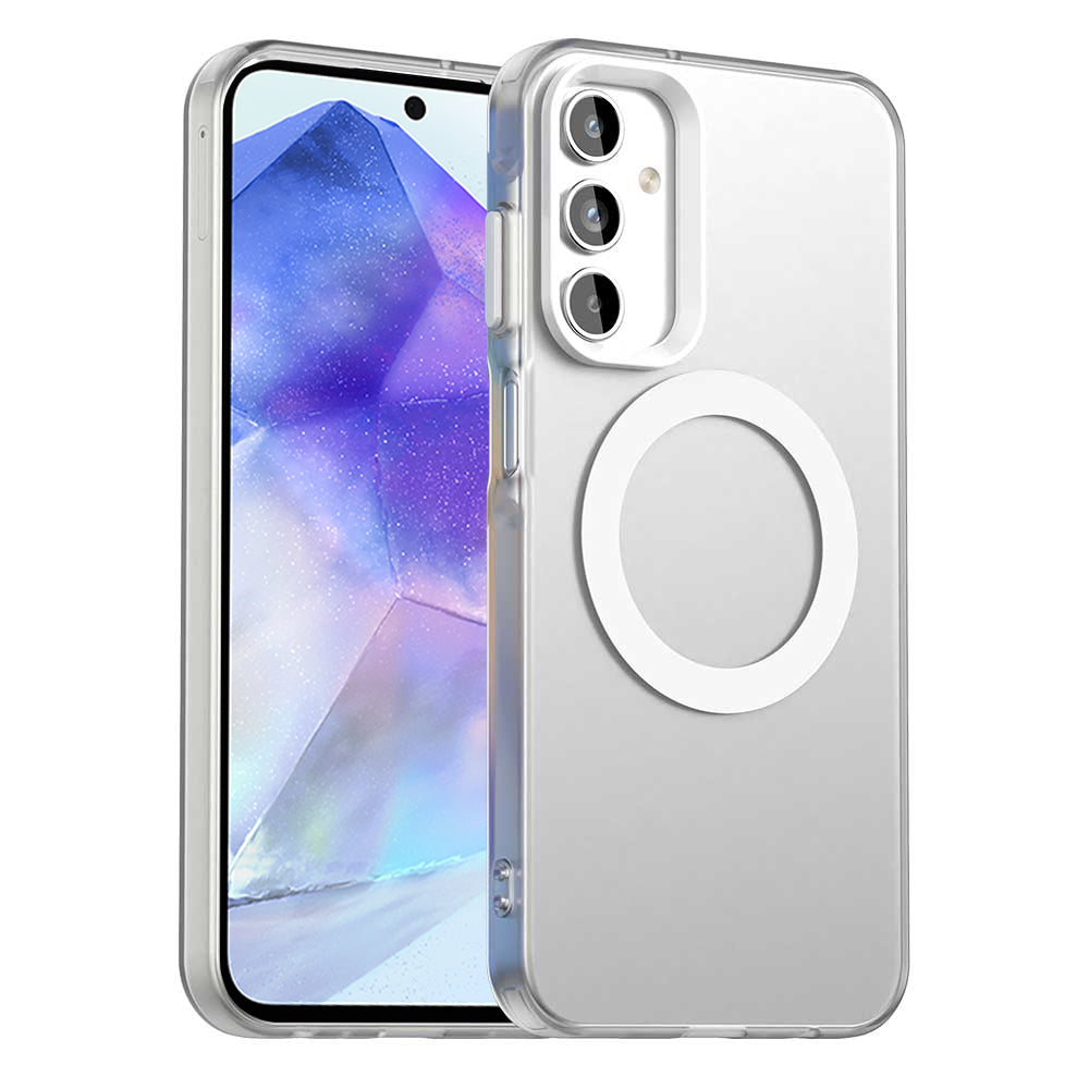 Калъф MagSafe за Samsung Galaxy A55 5G A556, Techsuit, CandyCase, Бял
