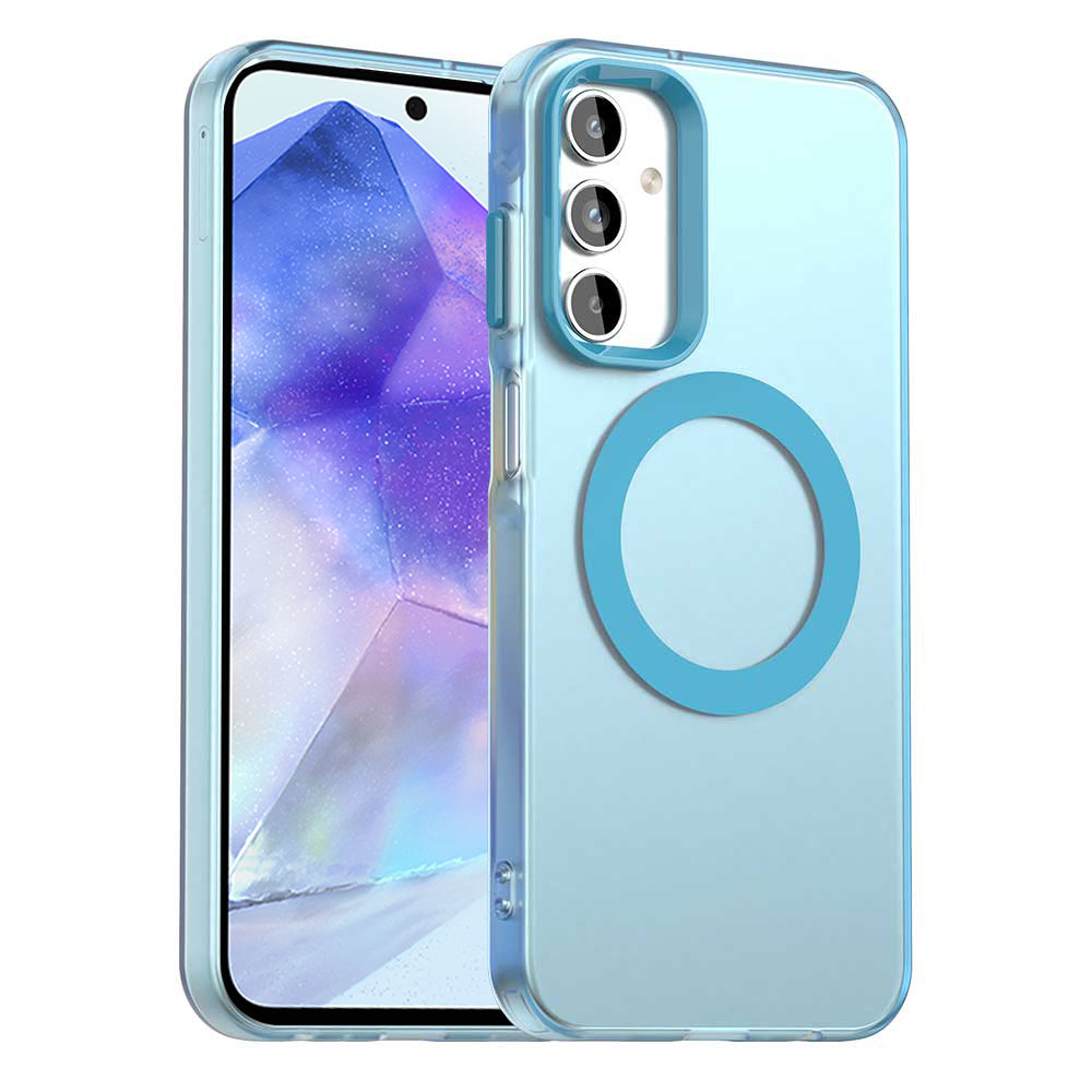 Калъф MagSafe за Samsung Galaxy A55 5G A556, Techsuit, CandyCase, Син