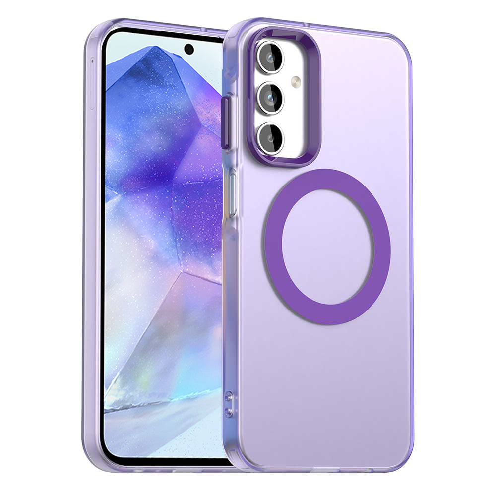 Калъф MagSafe за Samsung Galaxy A55 5G A556, Techsuit, CandyCase, Лилав