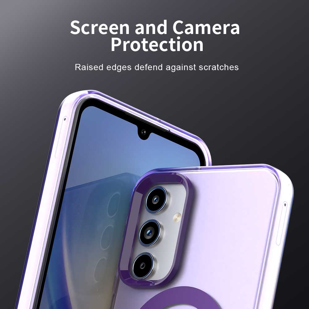 Калъф MagSafe за Samsung Galaxy A55 5G A556, Techsuit, CandyCase, Лилав