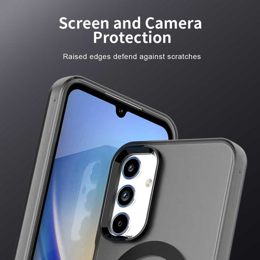 MagSafe калъф за Samsung Galaxy A55 5G A556, Techsuit, CandyCase, Черен