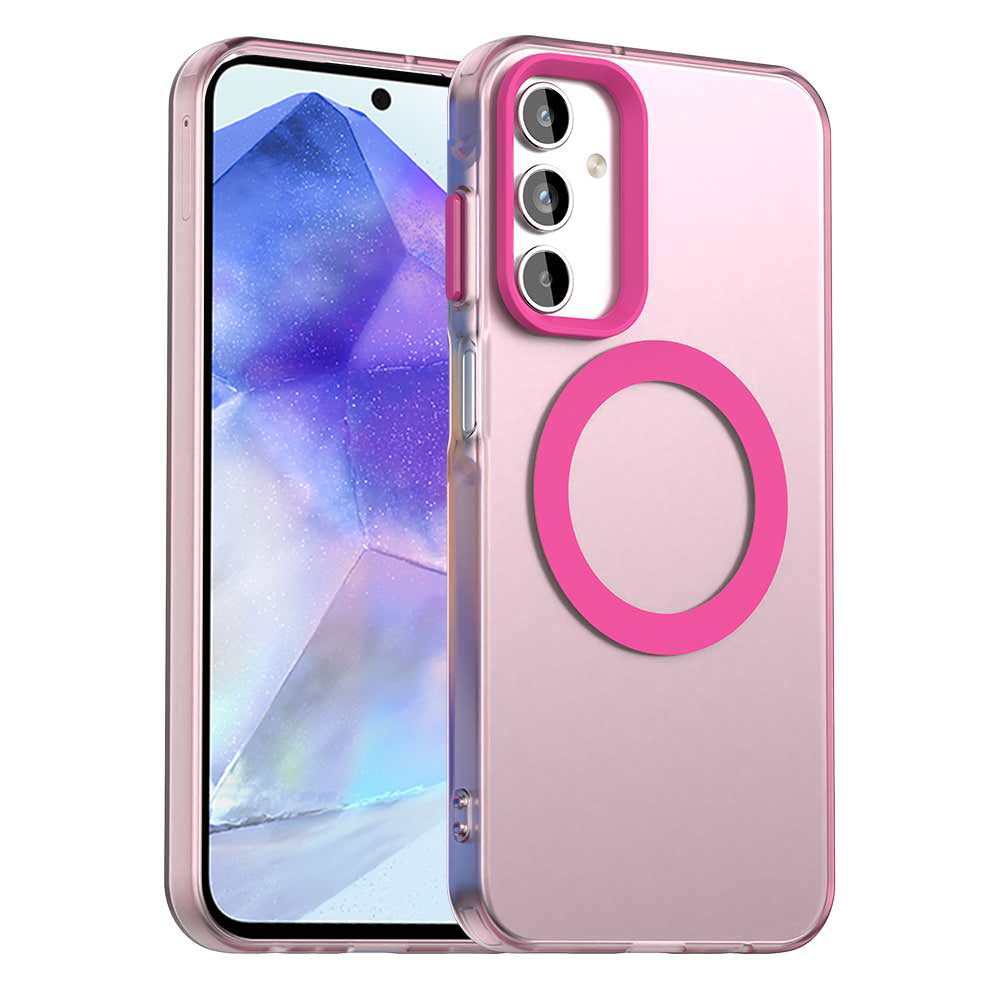 Калъф MagSafe за Samsung Galaxy A55 5G A556, Techsuit, CandyCase, Розов