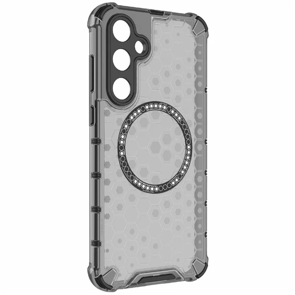 Калъф MagSafe за Samsung Galaxy A55 5G A556, Techsuit, HoneyComb Shield, Черен