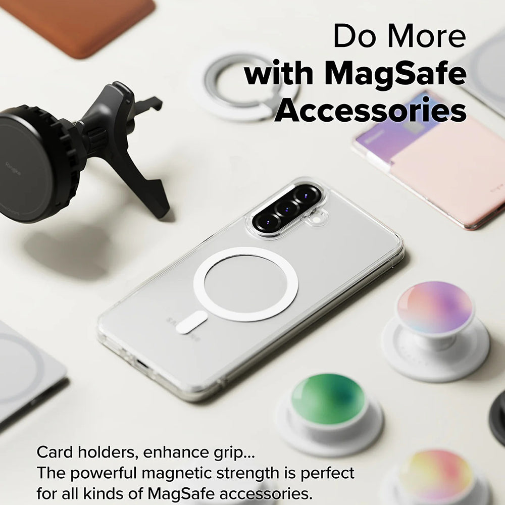Калъф MagSafe за Samsung Galaxy A56 A566 / A36 A366, Ringke, Fusion, Прозрачен